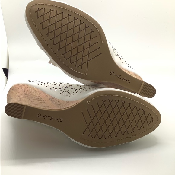 Rialto Cameka dress Wedges  White - Picture 5 of 5